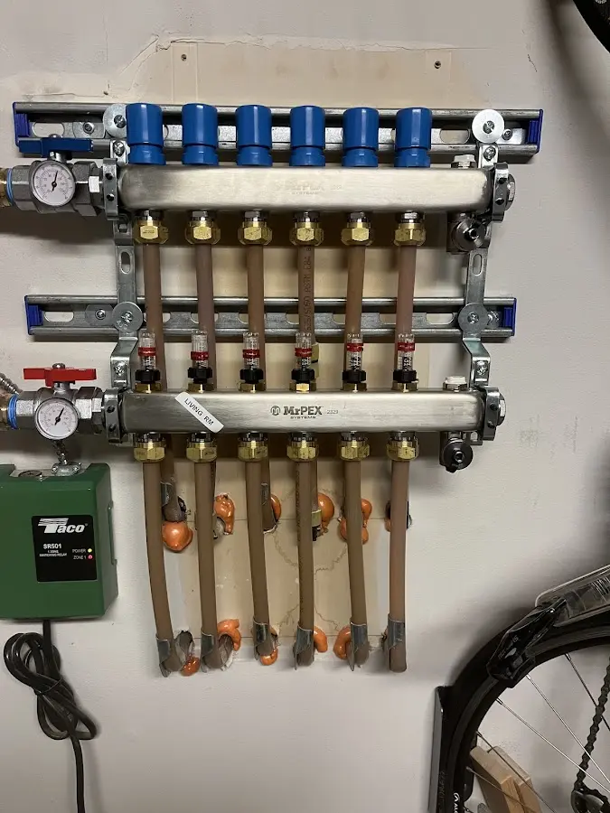 Plumber performing Water Heater Repair at a residential property in West Manheim